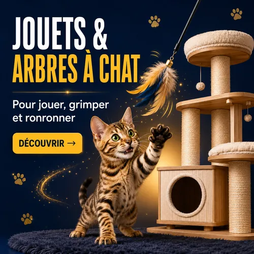 Jouets et arbres à chat